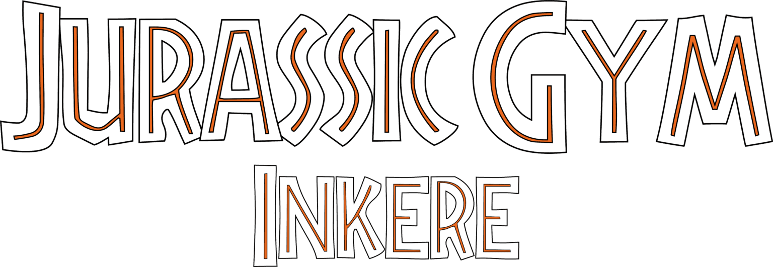 Jurassic Gym Inkere sign