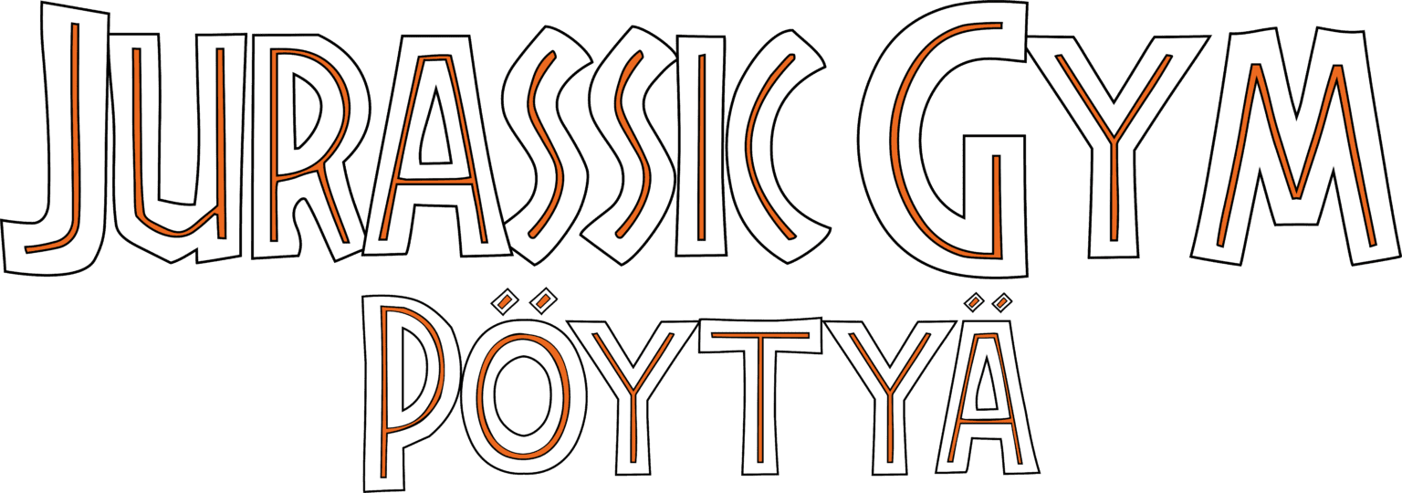 Jurassic Gym Pöytyä sign